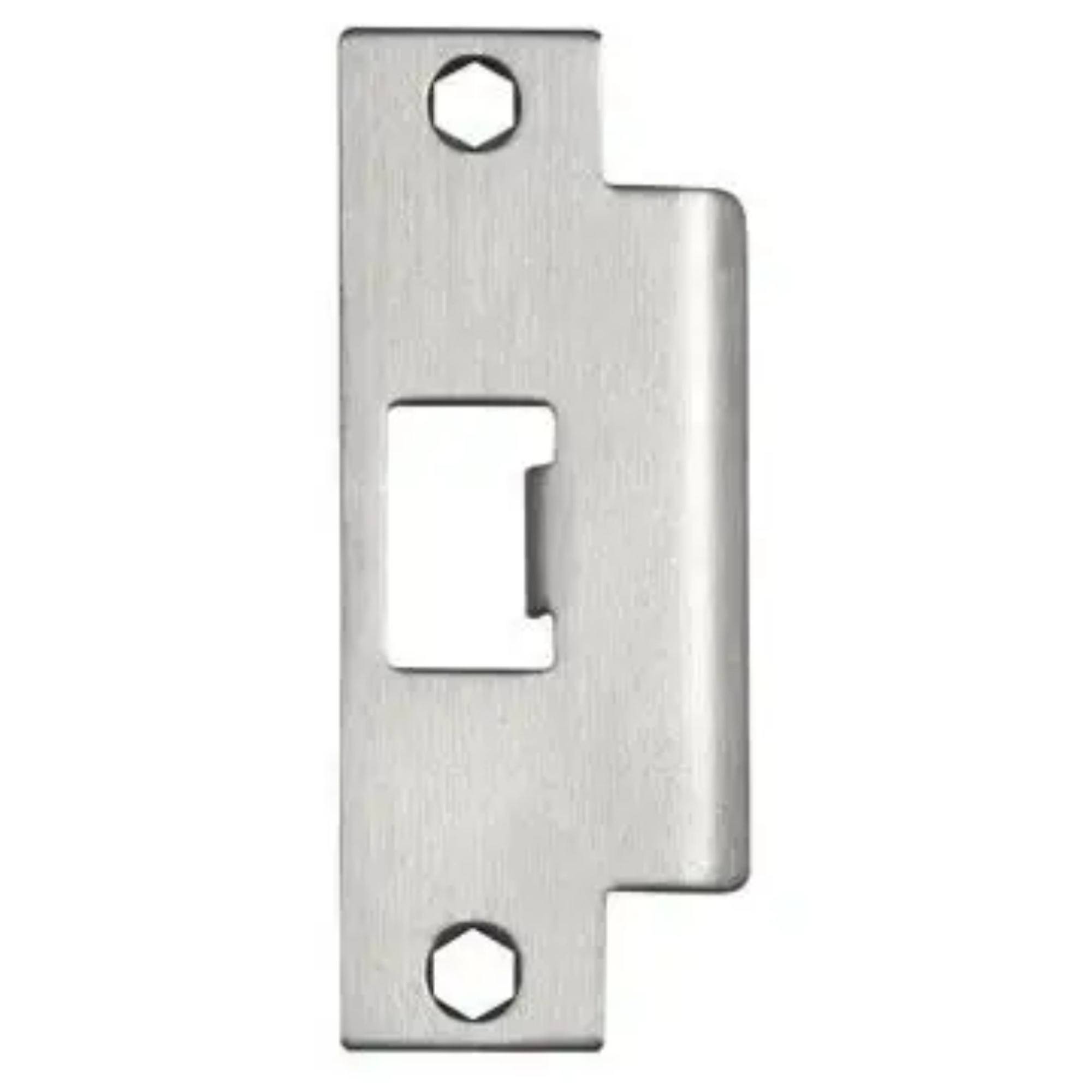 Trans Atlantic ASA Strike Plate — 1-1/4in. x 4-7/8in., Stainless Steel, US32D Finish, Model# DL-TA001-US32D